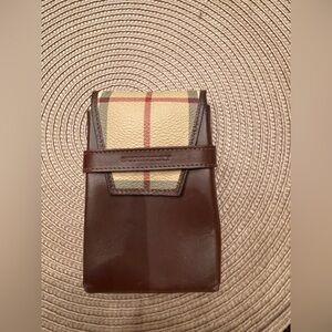 Vintage Burberry blackberry case.
